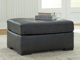 Bay Furniture Gallery - Ashley Furniture - Brindley Pier Living Room - Oversized Accent Ottoman / Fog - 9950308